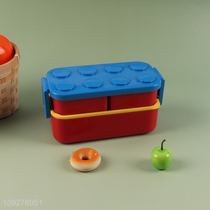 Yiwu market double-layer stainless steel food container lunch box