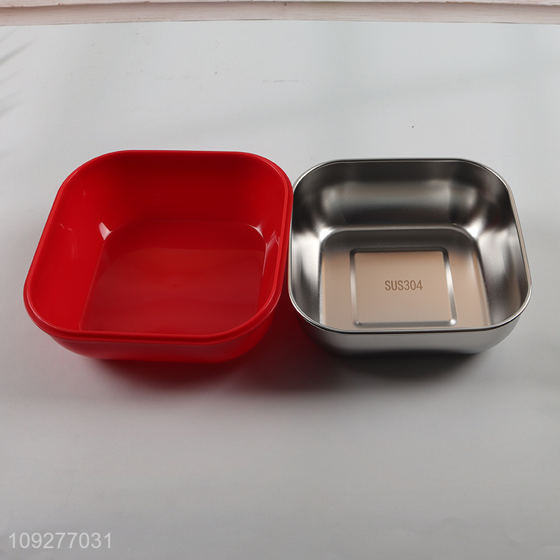 Factory supply stainless steel food container lunch box for sale