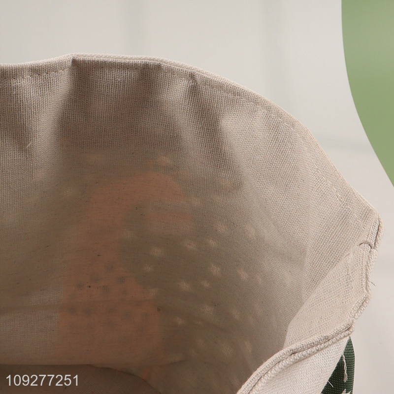 Popular products cartoon printed polyester storage basket storage container