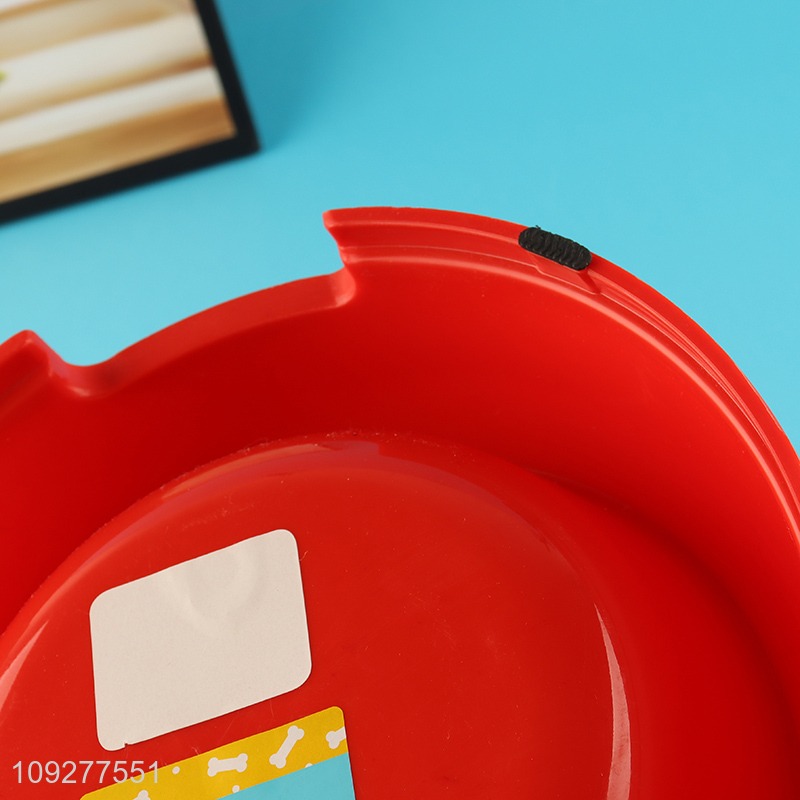 Top quality red plastic pet feeder pet bowl for sale