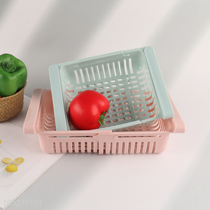 Hot Products Fruits Vegetable Kitchen Storage Drain Basket For Fridge
