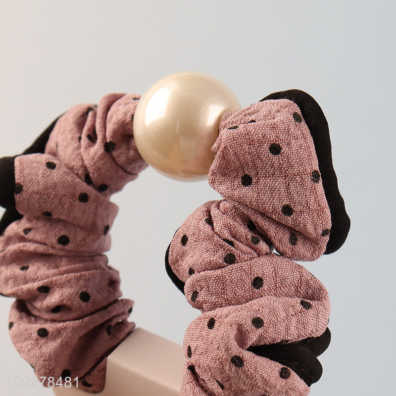 China wholesale fashion girls hair band hair accessories with pearl