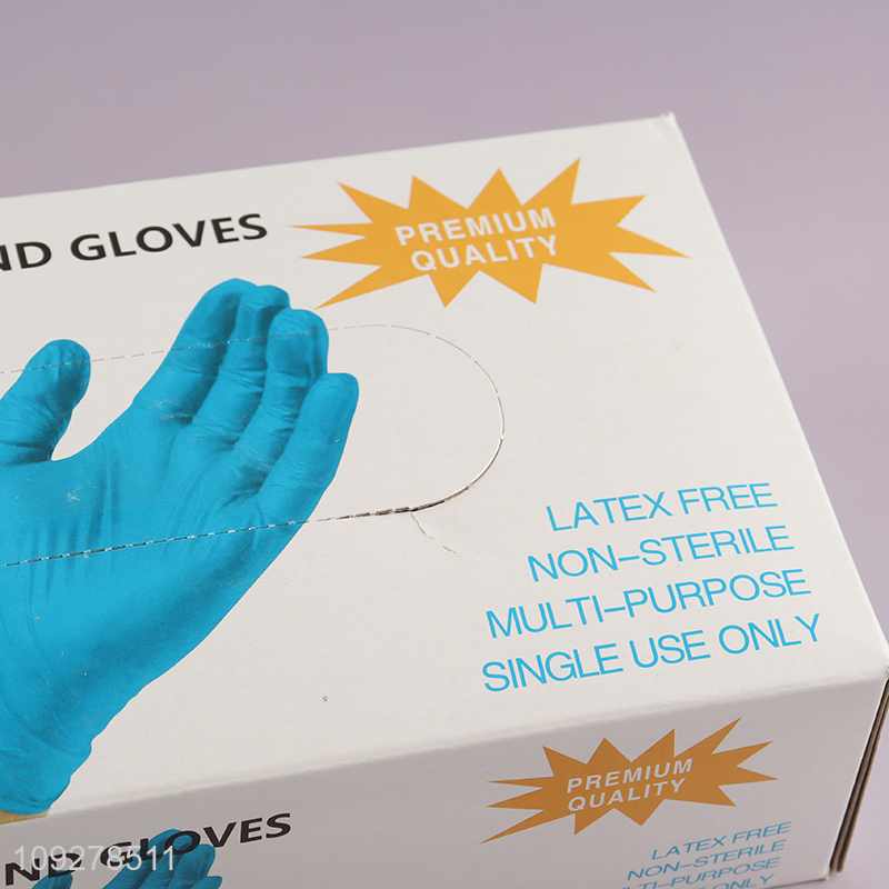 Popular products latex free white vinyl nitrile blend gloves