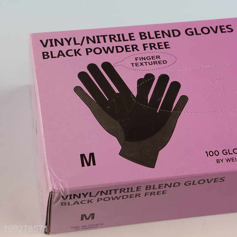 Popular products vinyl nitrile blend gloves for hand protection