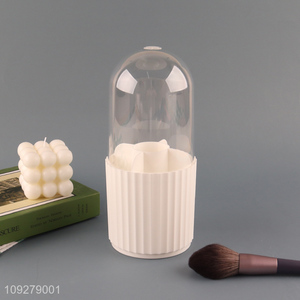 Hot selling rotatable makeup brush storage case for home