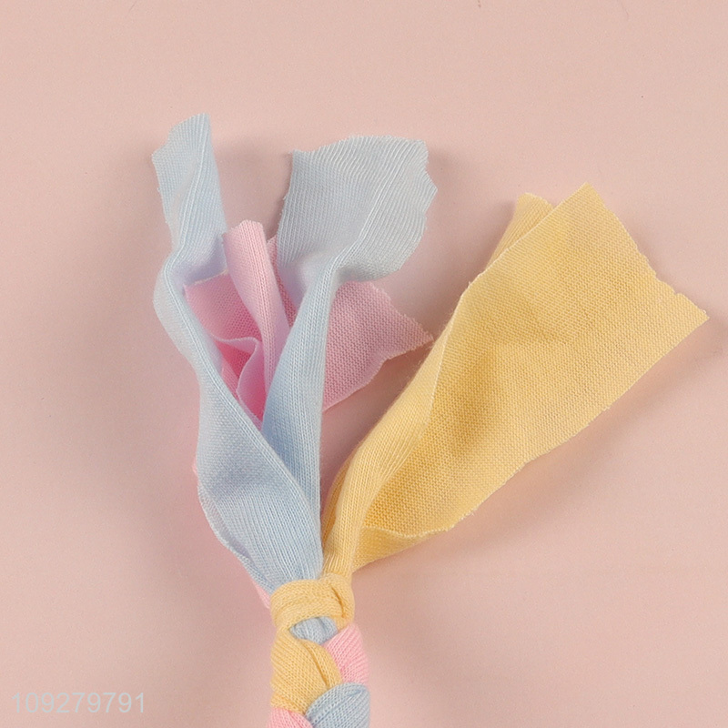 Hot selling tpr pet chew toys teething toys with cotton rope