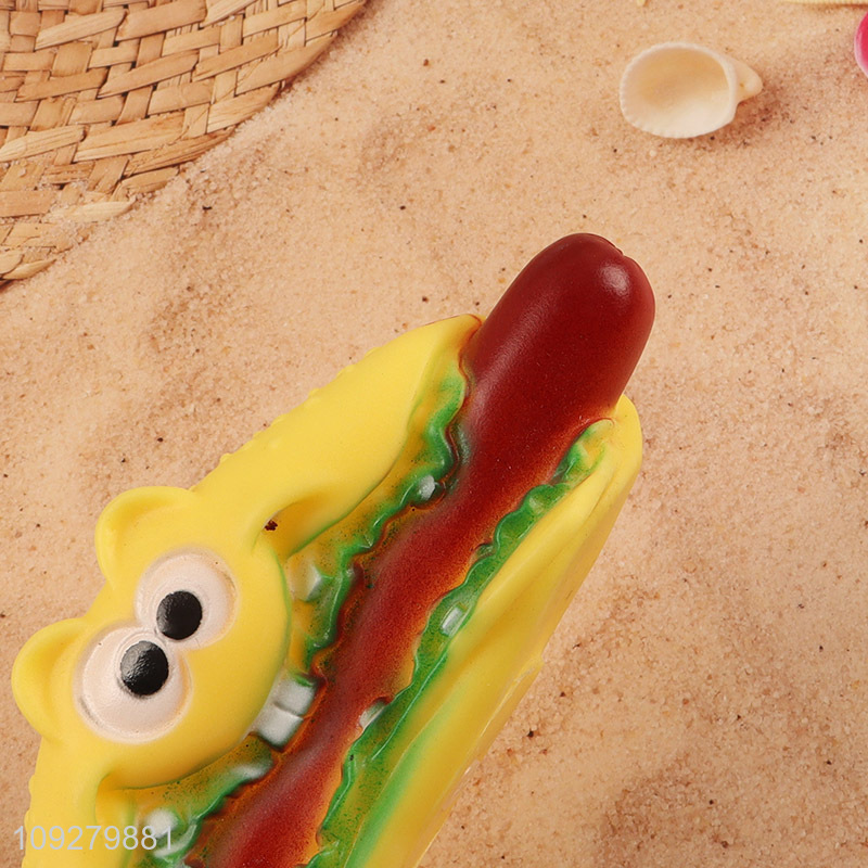 Factory supply cartoon tpr pet chew toys teething toys for sale