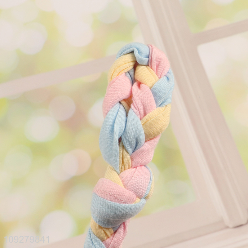 Top selling tpr pet chew toys teething toys with cotton rope