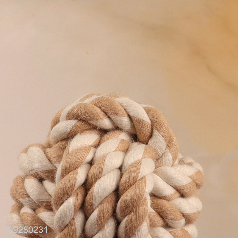 China supplier cotton rope pet chew toys teething toys