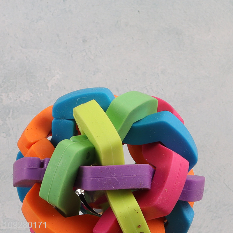 Low price colorful pet interactive toys pet ball toys