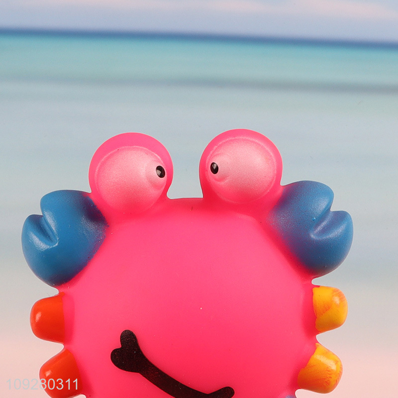 Low price crab shape tpr pet chew toys teething toys