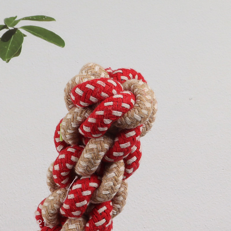 China factory pet chew toys teething toys cotton rope toys