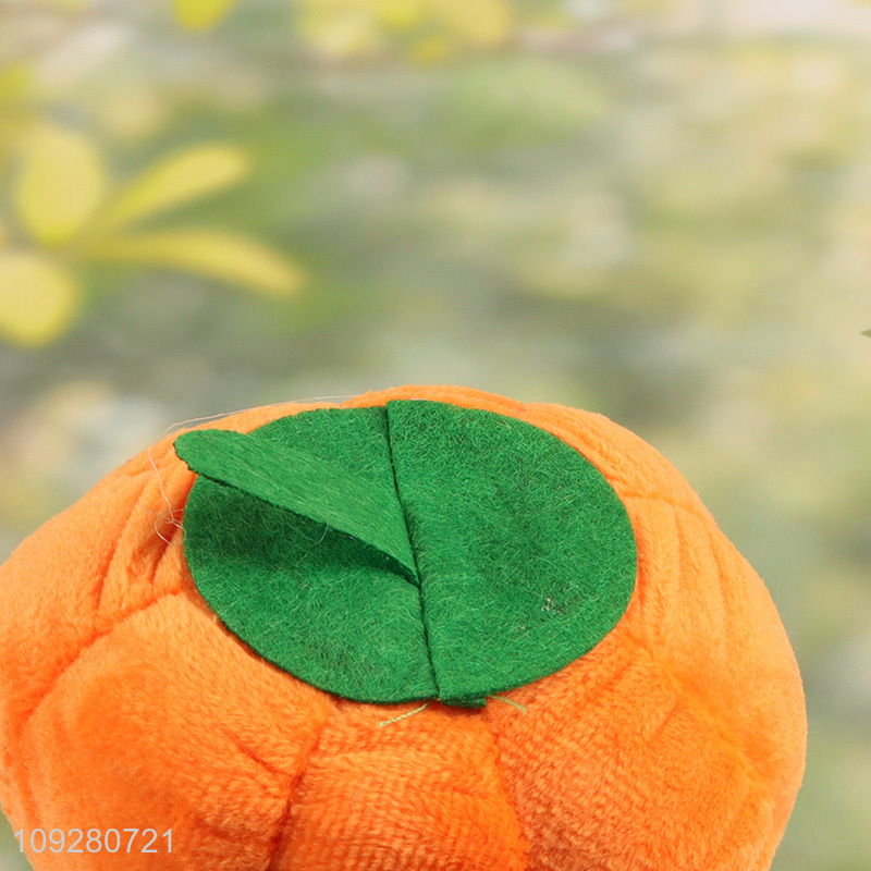 Yiwu market pumpkin shape pet chew toys teething toys