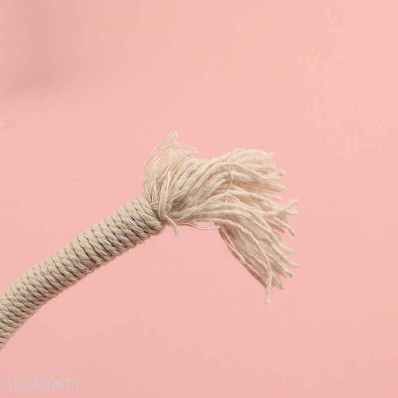 Yiwu market cartoon pet chew toys teething toys with cotton rope