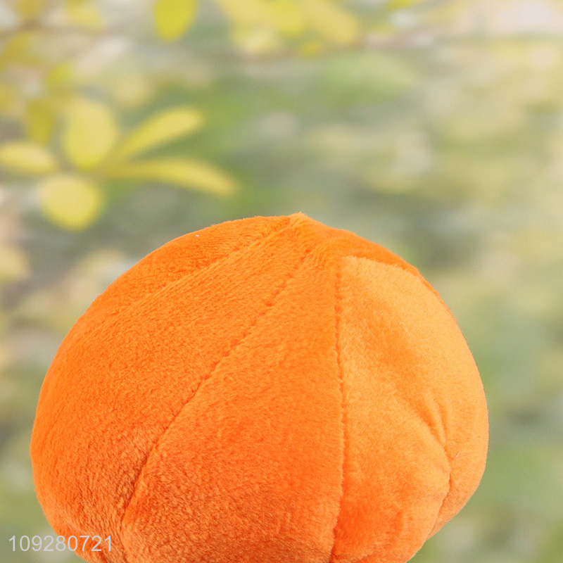 Yiwu market pumpkin shape pet chew toys teething toys