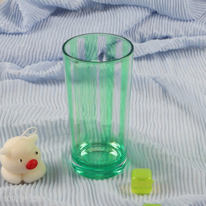 Hot selling green unbreakable glass water cup drinking cup