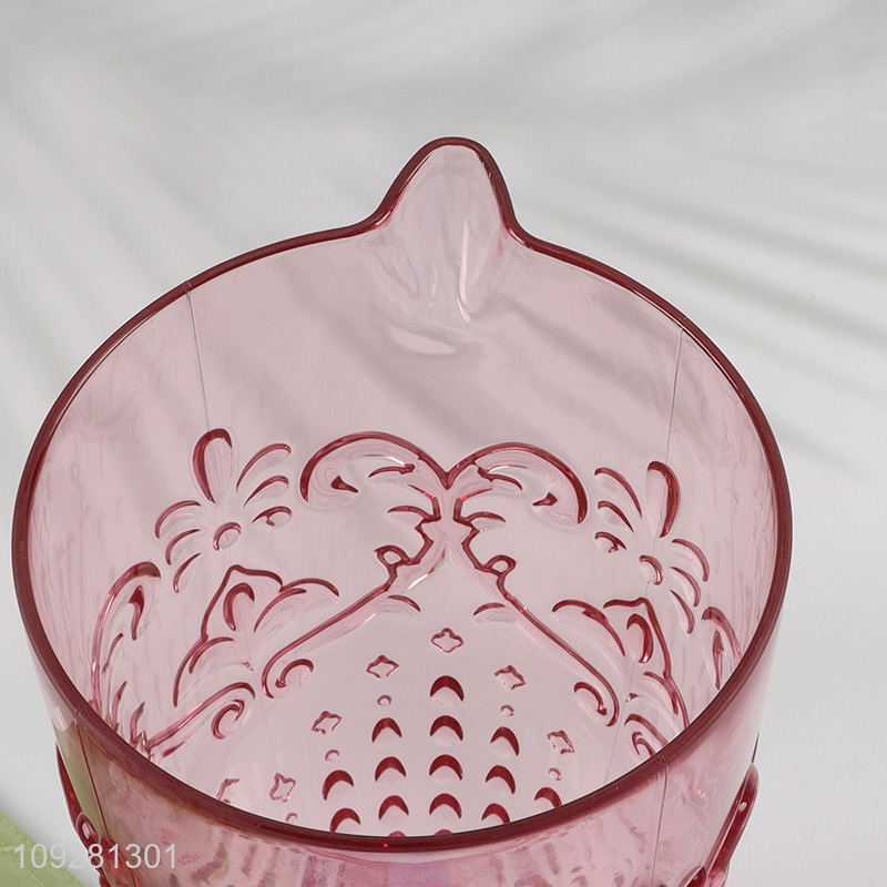 Hot items embossed glass water jug juice jug with handle