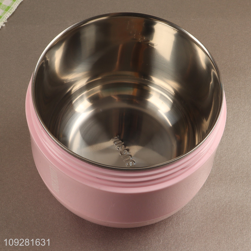 Yiwu market portable stainless steel lunch box with handle