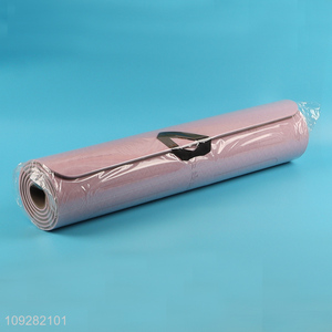 Good selling professional fitness yoga mat with carrying strap