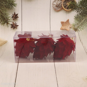 Latest products 3pcs christmas decoration hanging christmas ball