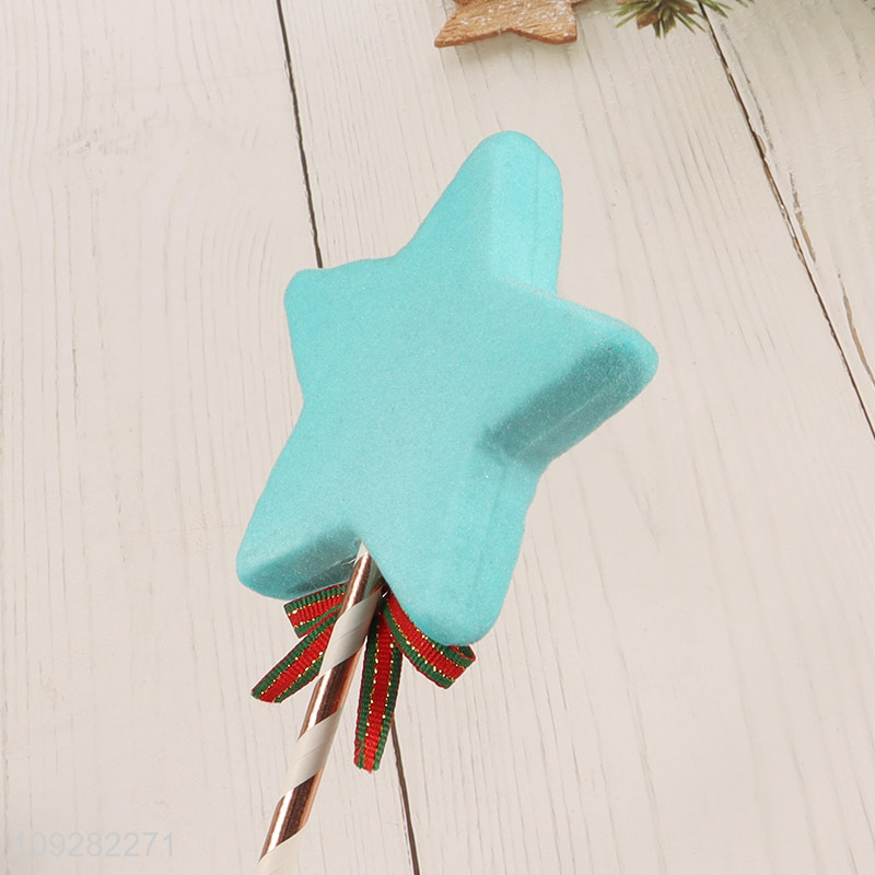 Yiwu market 2pcs star shape foam christmas decoration set