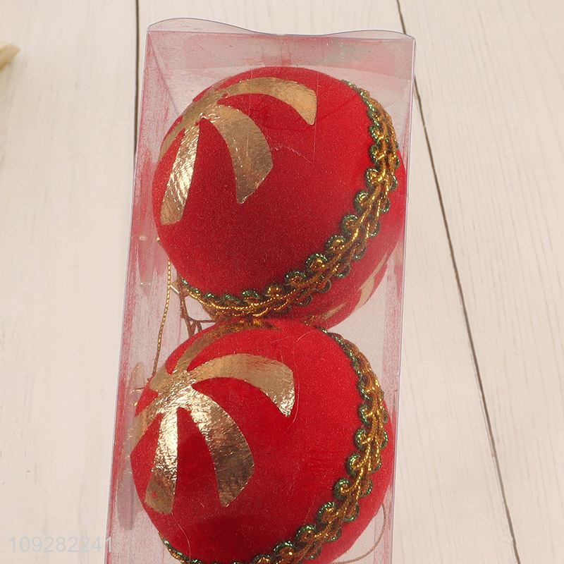 Low price 6pcs christmas decoration hanging christmas ball for sale