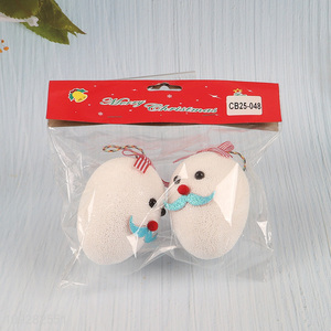 New arrival 2pcs foam christmas hanging ornament decoration