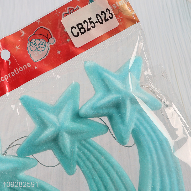 Yiwu market 3pcs christmas hanging ornament decoration for xmas tree