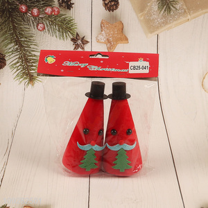 Factory supply 2pcs foam christmas tree topper christmas decoration