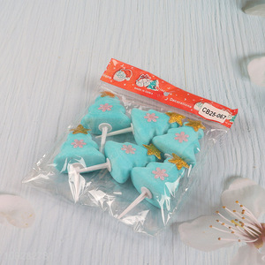 Online wholesale 6pcs christmas decoration christmas cake topper