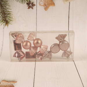 New arrival 6pcs foam candy christmas hanging ornament decoration