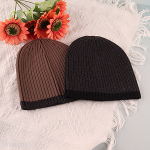 Hot products warm winter knitted hat beanies hat for sale