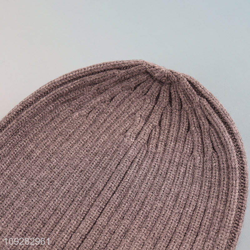 Hot products warm winter knitted hat beanies hat for sale