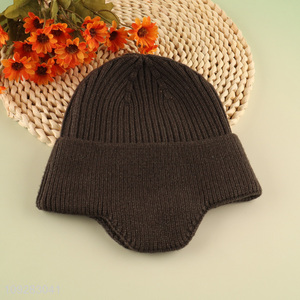 Low price soft warm knitted hat beanies hat for winter