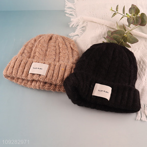 Online wholesale fashion comfortable knitted hat beanies hat