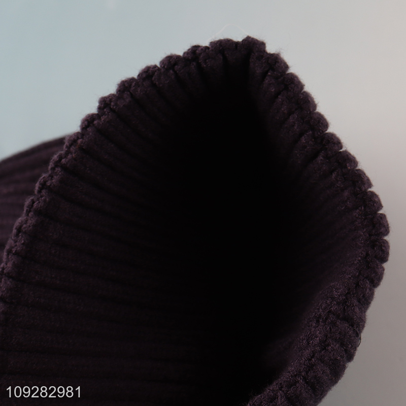 Popular products multicolor windproof knitted hat beanies hat