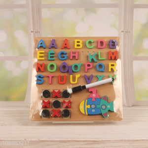 China supplier alphabet learning kids educational board toys