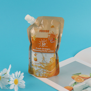 Good price fresh orange whitening body lotion