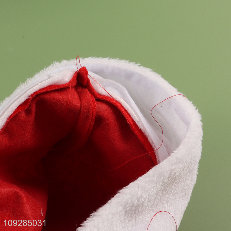 Popular products multicolor christmas hat Santa hat for sale