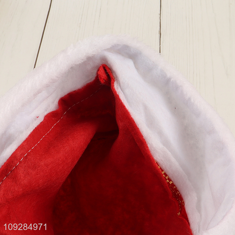 Low price red christmas hat Santa hat for party supplies