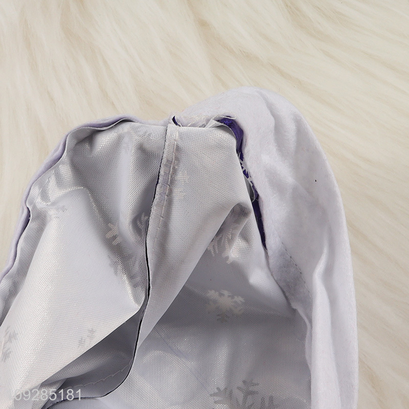 Factory wholesale multicolor snowflakes christmas hat Santa hat