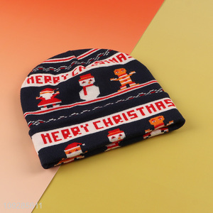Top selling christmas series knitted hat beanies hat wholesale