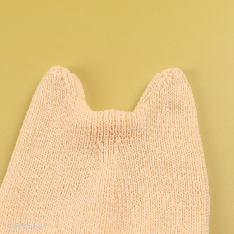 Good quality winter knitted hat beanies hat for sale