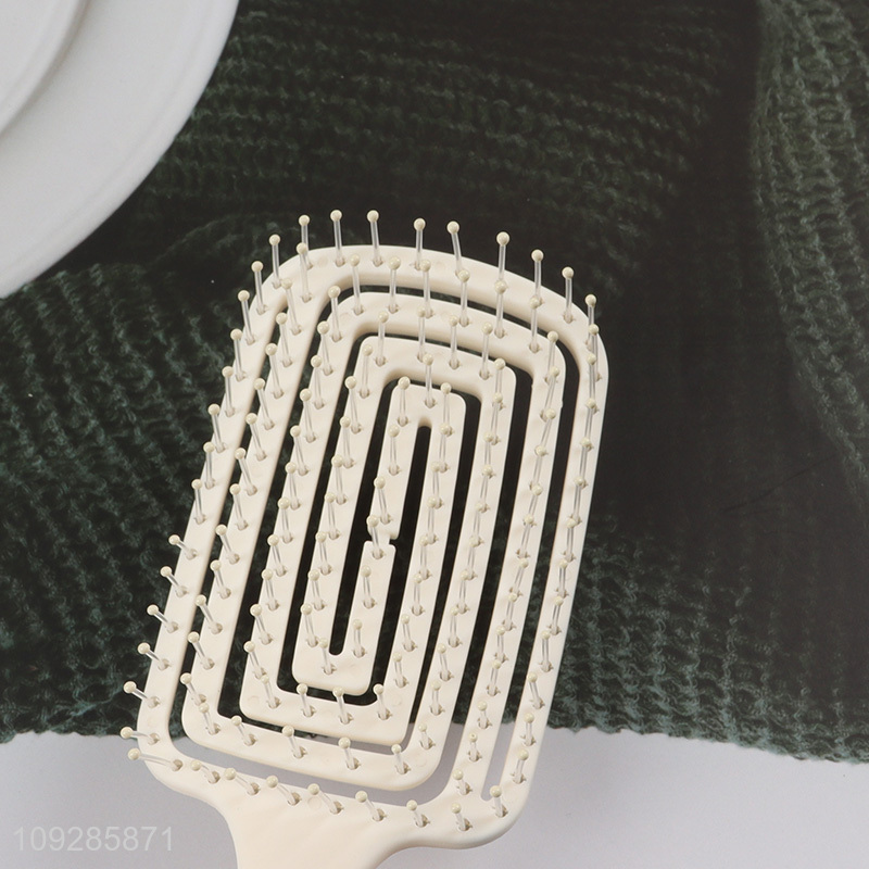 Factory price wide teeth massage hair comb hair brush