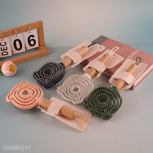 Hot selling wide teeth anti-static hair comb hair brush