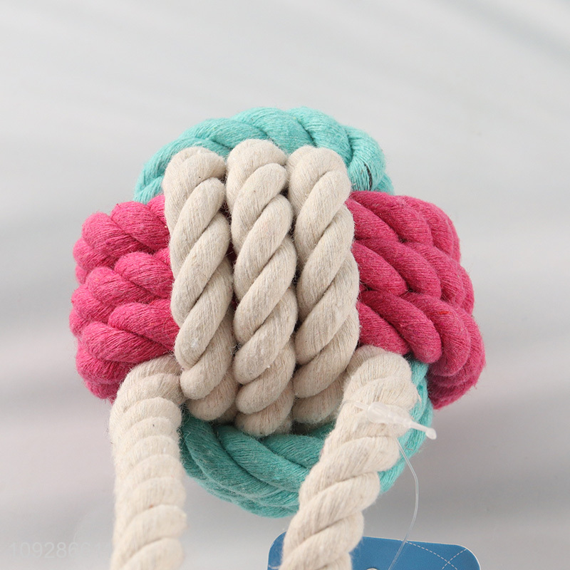 New product pet chew toys teething toys cotton rope toys