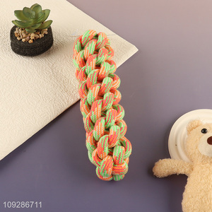 Top quality cotton rope pet chew toys teething toys for sale