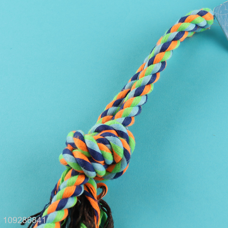Best sale cotton rope pet chew toys teething toys wholesale