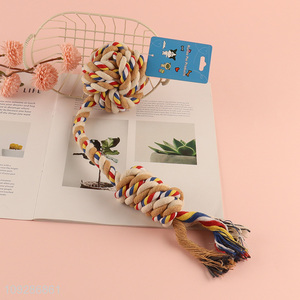 Hot items pet chew toys teething toys cotton rope toys
