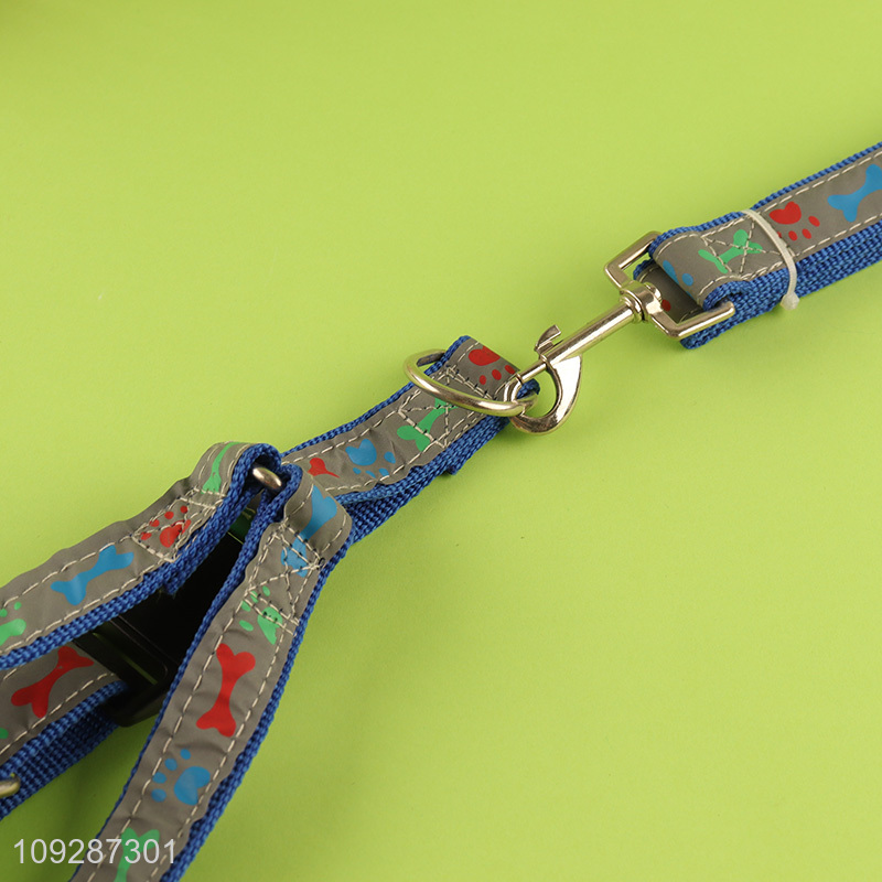 Hot selling comfortable pet collar pet leash wholesale